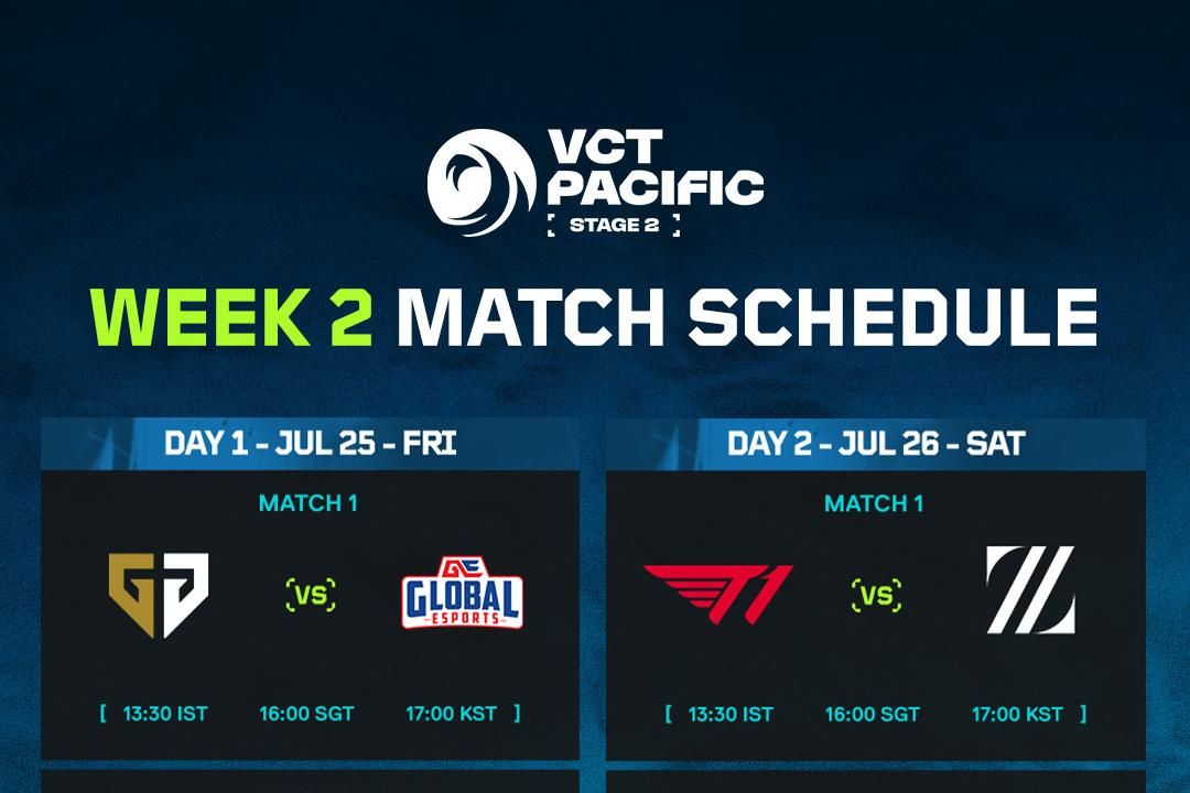 Jadwal Lengkap Week 2 VCT Pacific Stage 2, PRX Lawan BOOM