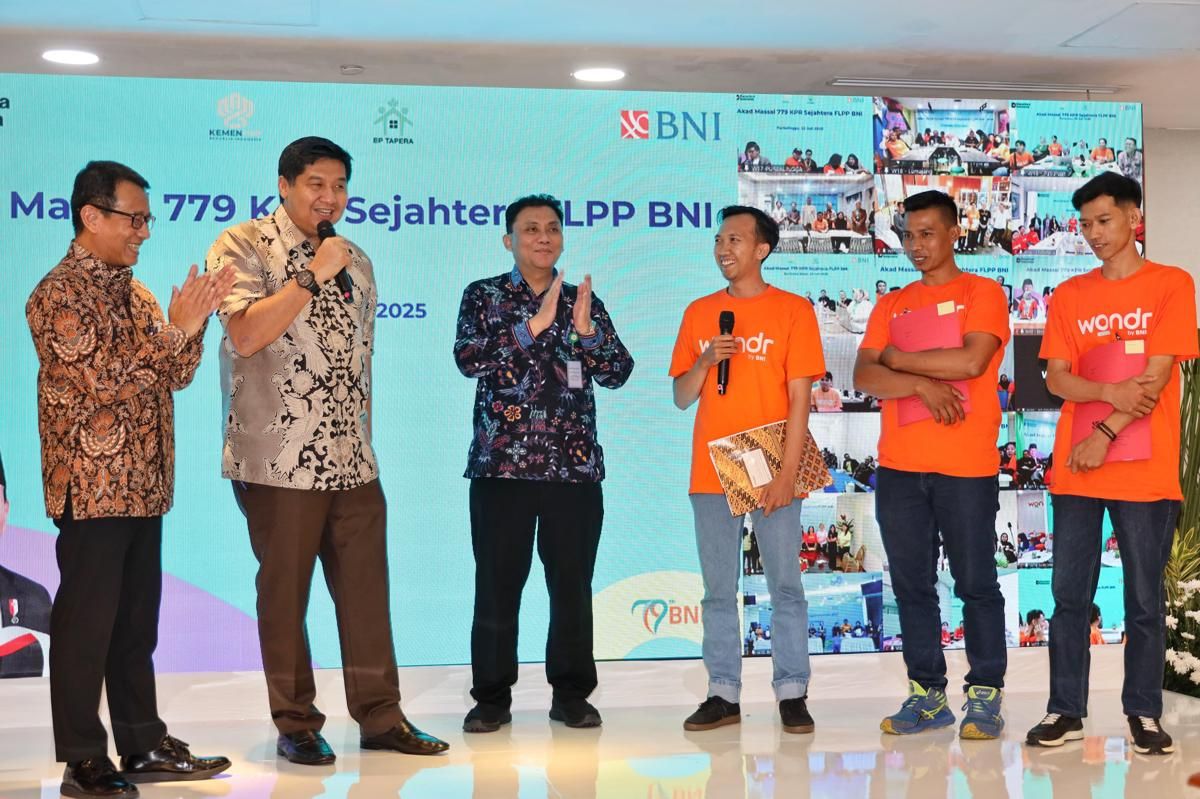 BNI Tambah Kuota Penyaluran KPR FLPP Jadi 25 Ribu Unit 