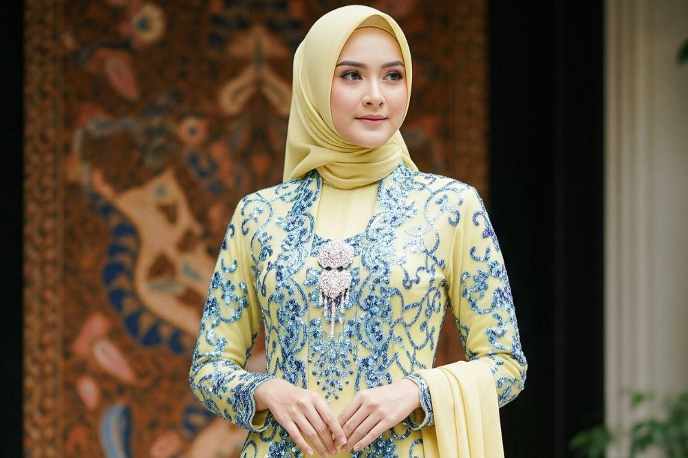 5 Model Kebaya Kutubaru Hijab yang Anggun dan Modis