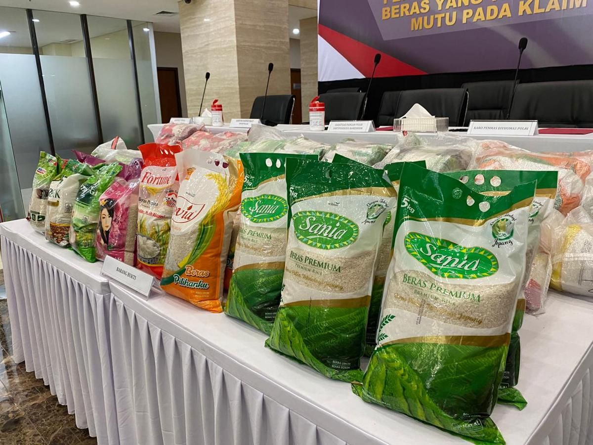 Polri Naikkan Status Kasus Beras Oplosan dari 3 Produsen ke Penyidikan