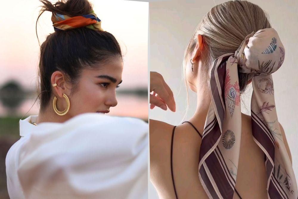 5 Inspirasi Scarf Bun Hairstyle yang Elegan dan Versatile