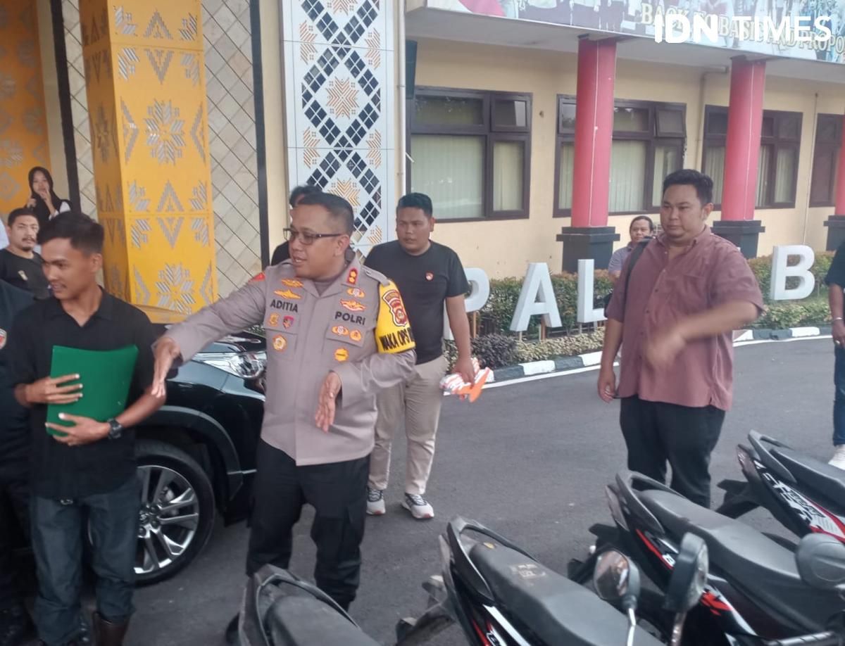 12 Motor Curian Disita, Warga Diminta Cek ke Polrestabes Palembang