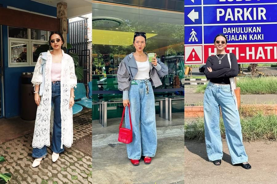 9 Cara Mix and Match Celana Jeans ala Tasya Kissty, Antimainstream!