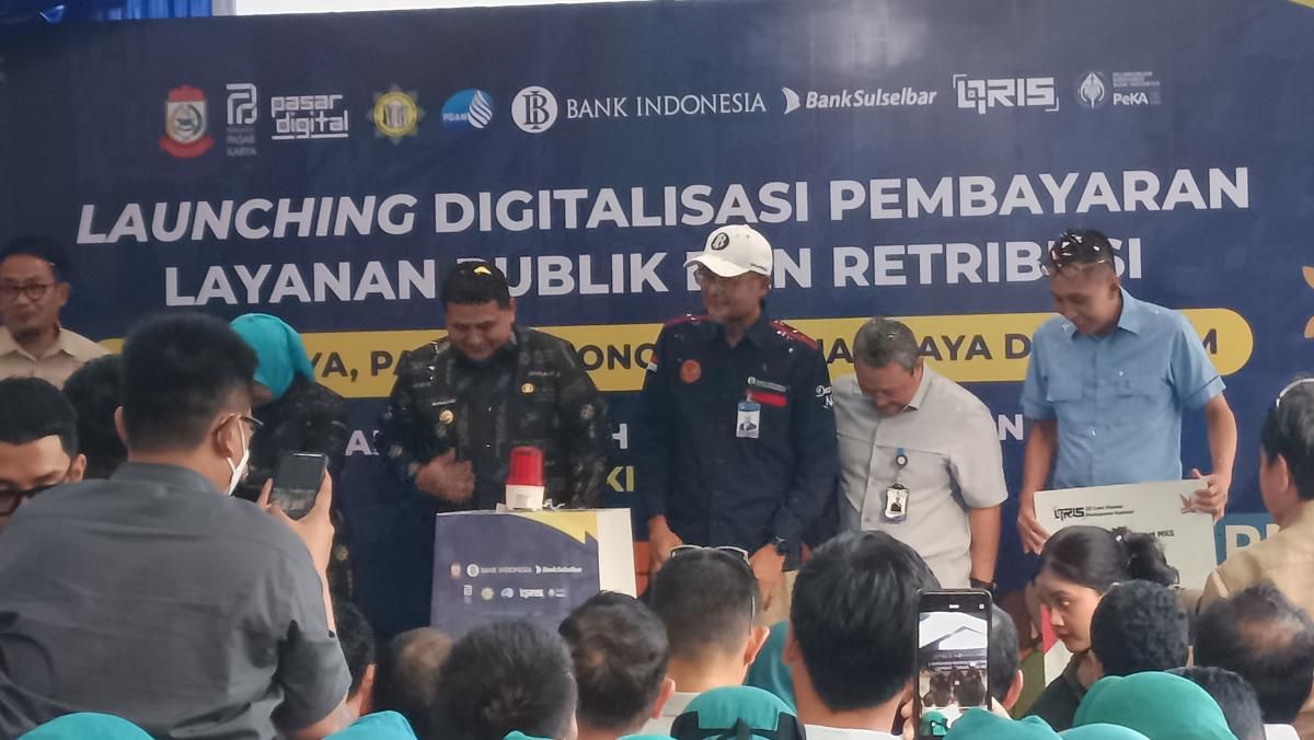 Mulai dari Pasar Daya Makassar, Belanja di Pasar Bisa Pakai QRIS
