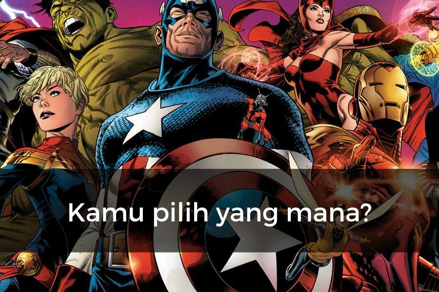 Potret Superhero Marvel Universe