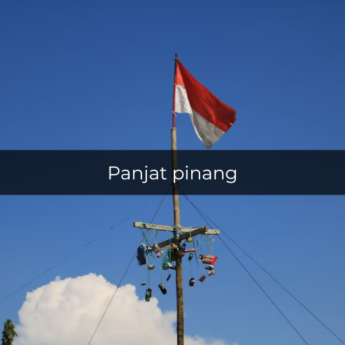 Potret lomba panjat pinang 17-an