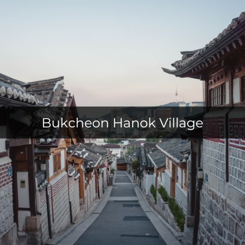 Potret Bukchon Hanok Village di Seoul, Korea Selatan