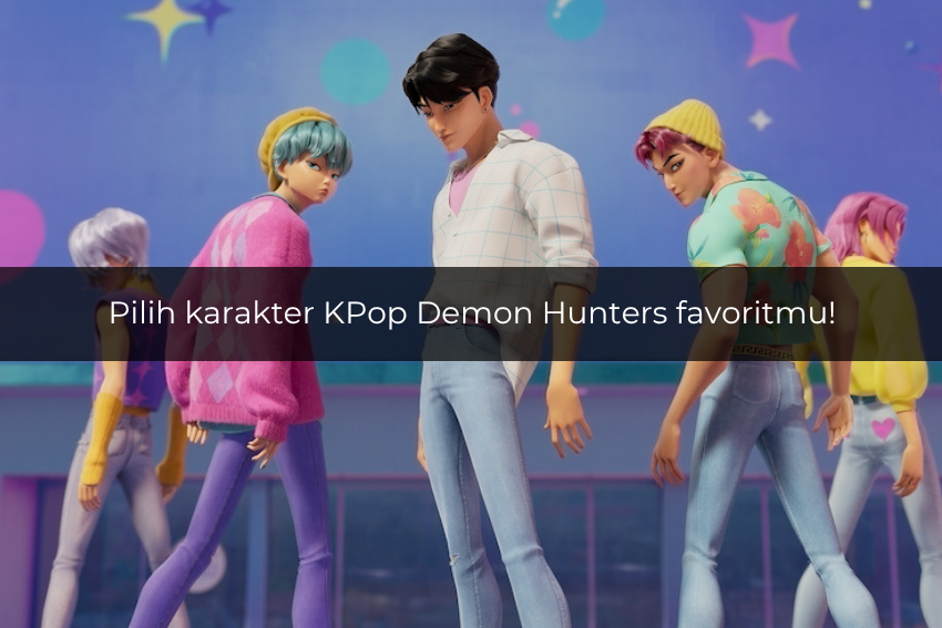 Potret karakter film KPop Demon Hunters