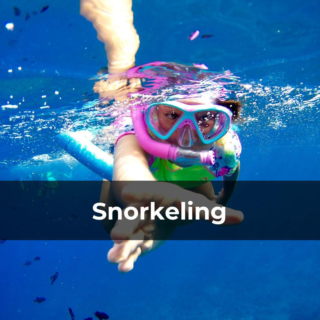 Potret snorkeling
