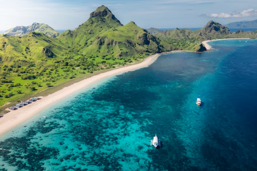 Potret Pink Beach di Labuan Bajo, NTT (unsplash.com/springsimon)