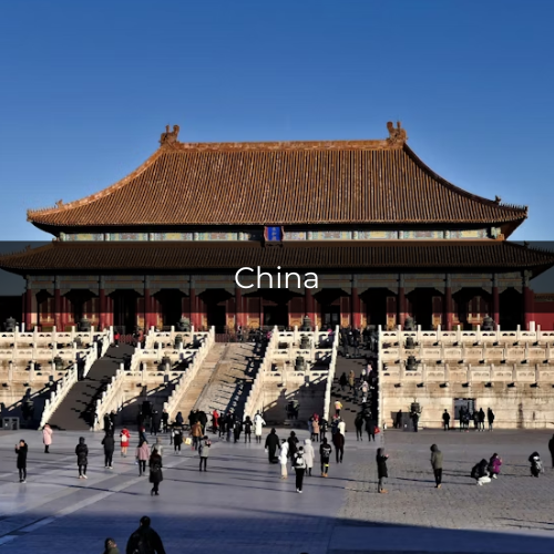 Potret Forbidden City di Beijing, China