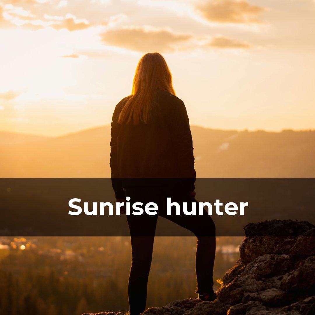 Potret sunrise hunter