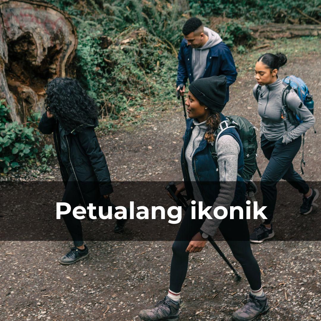 Potret petualang ikonik