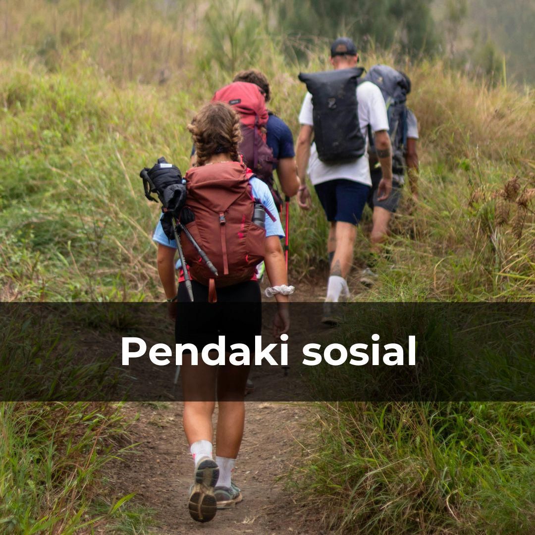 Potret pendaki sosial