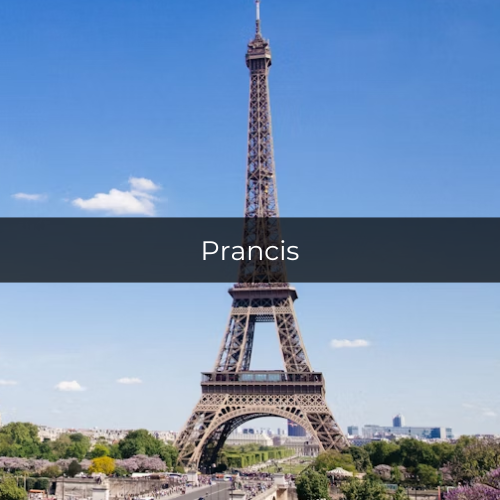 Potret Menara Eiffel di Paris, Prancis
