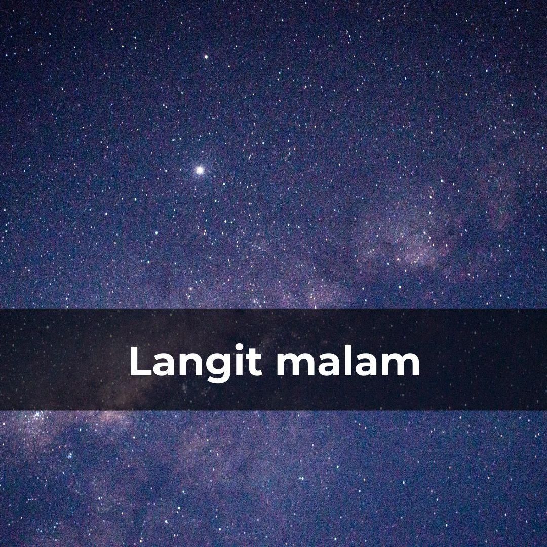 Potret langit malam