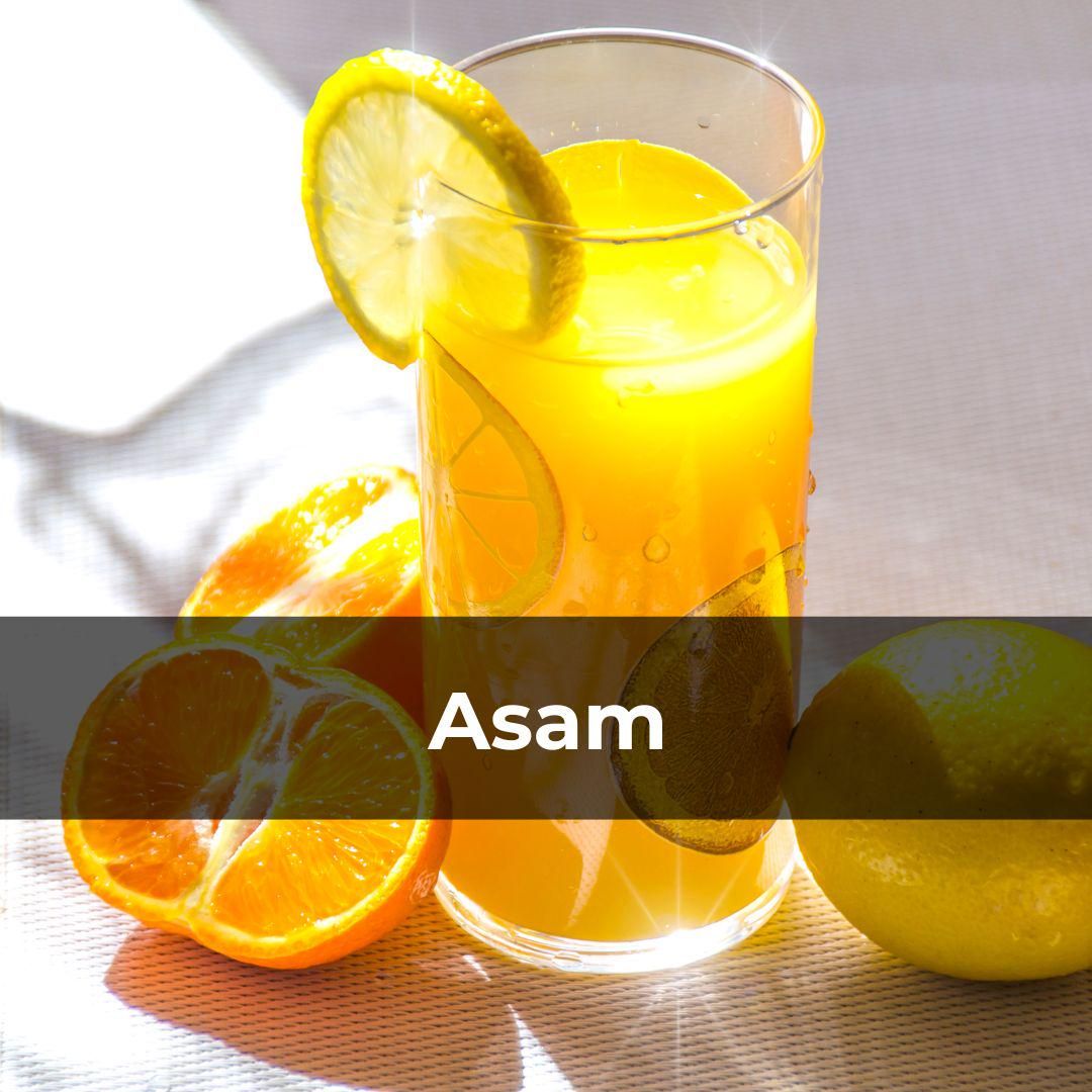 Potret minuman lemon yang asam