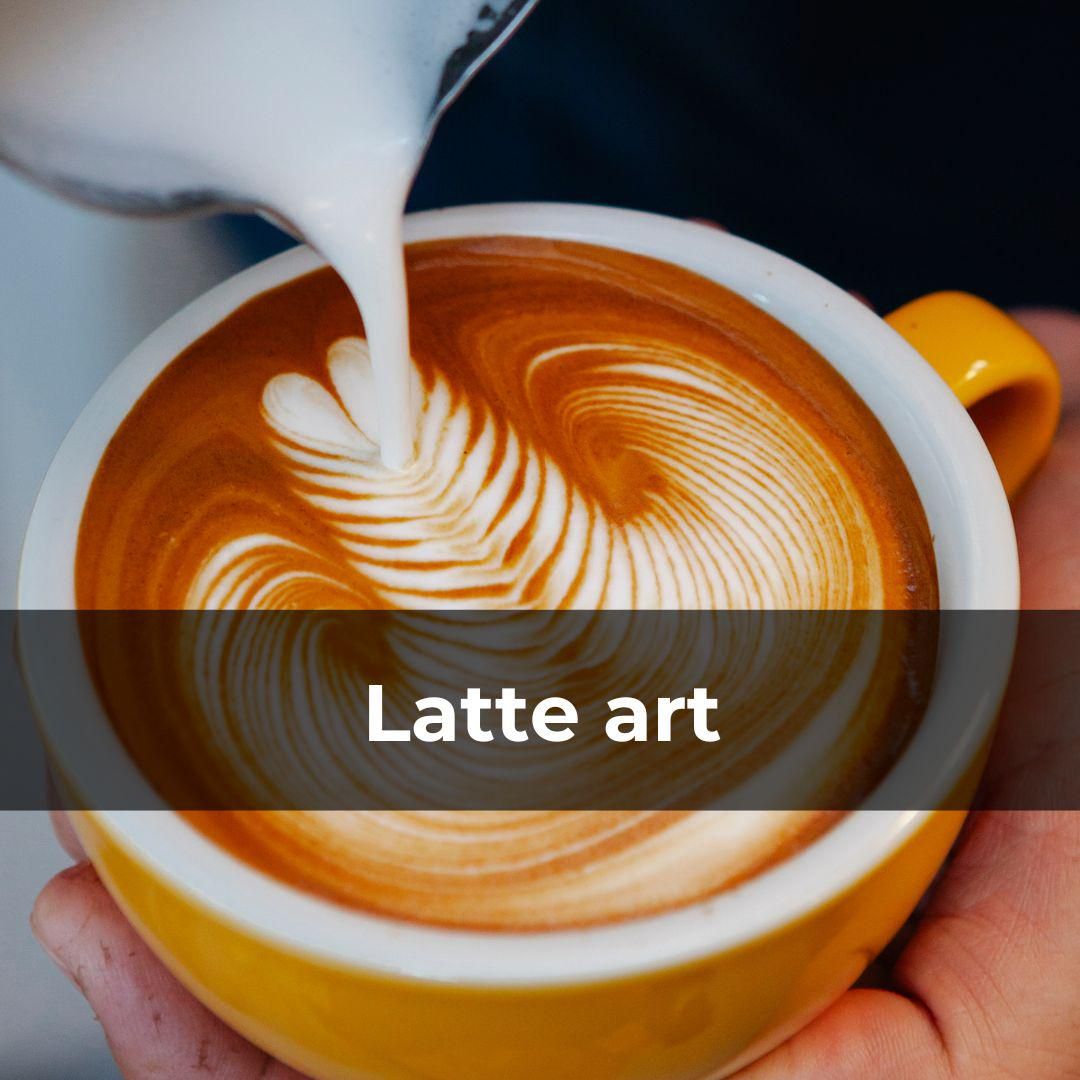 Potret latte art