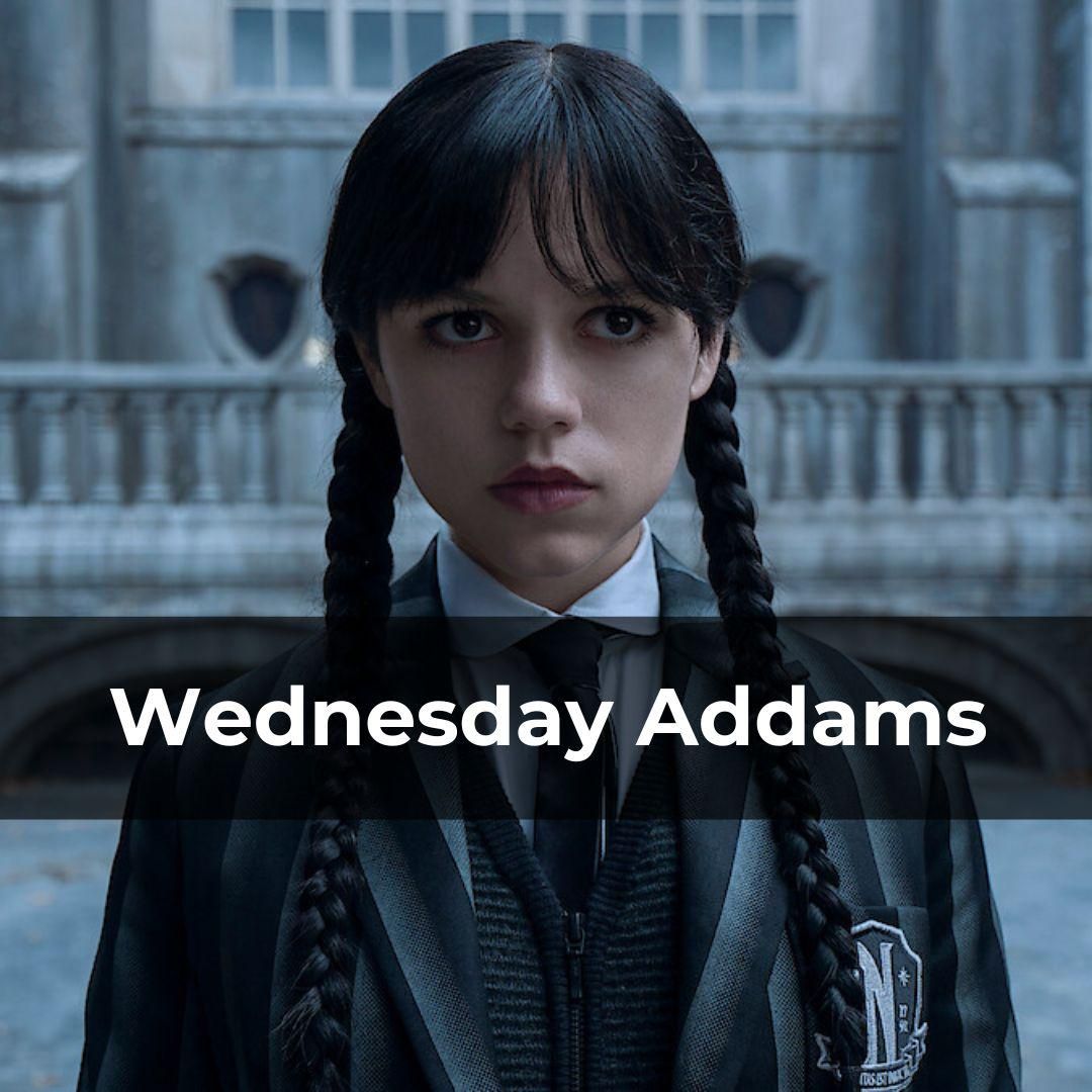 Potret Wednesday Addams