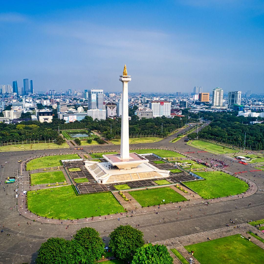 Potret Monumen Nasional, Jakarta 