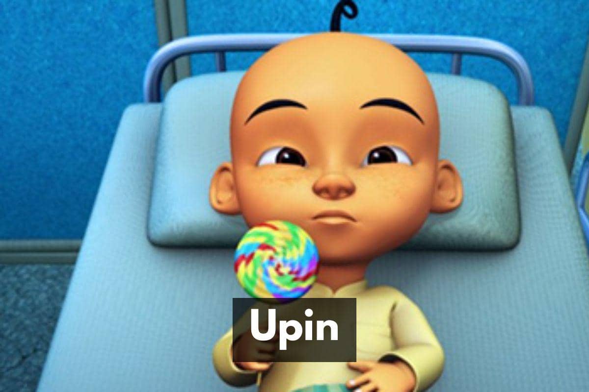 Upin sedang sakit