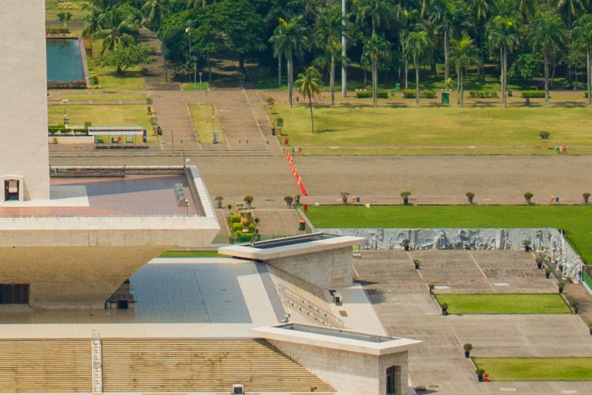 Potret Monumen Nasional (Monas) di Jakarta Pusat