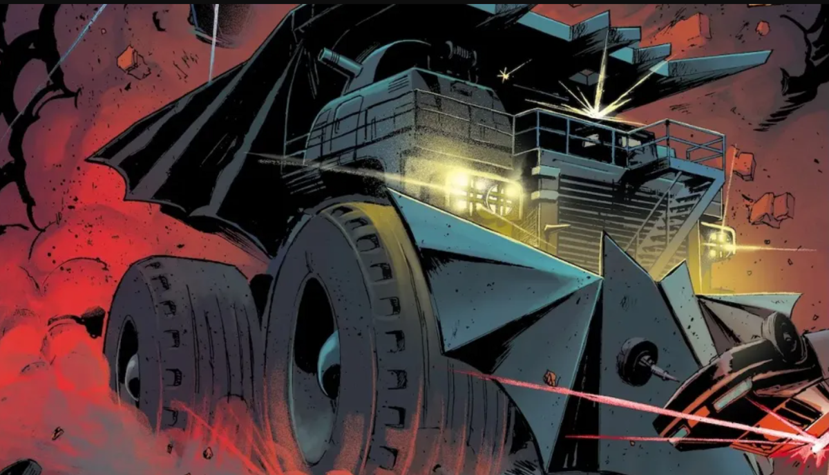 Batmobile Absolute Batman. (Dok. DC Comics/Absolute Batman)