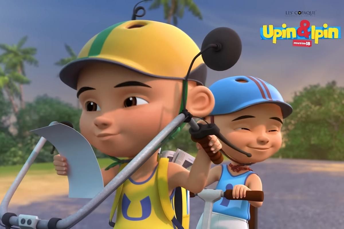 Still cut adegan main Upin&Ipin