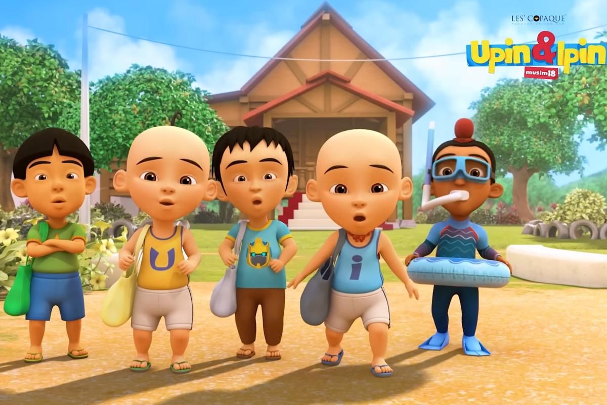 Still cut animasi Upin&Ipin