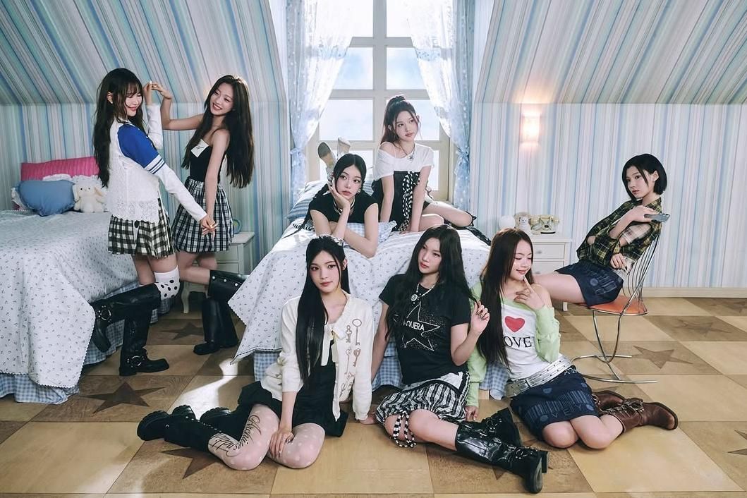 Hearts2Hearts untuk album FOCUS (instagram.com/hearts2hearts)