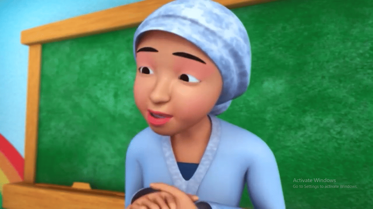 Cikgu Jasmin, karakter ini keluar dari Upin-Ipin karena ingin mengejar studi