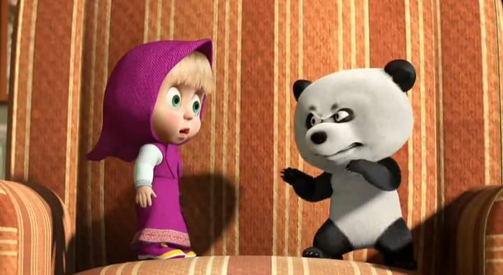 Panda di Masha and The Bear