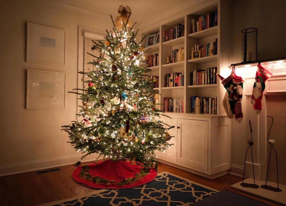 Ilustrasi dekorasi Natal