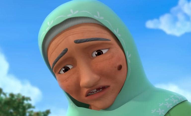 cuplikan Opah di kartun Upin & Ipin