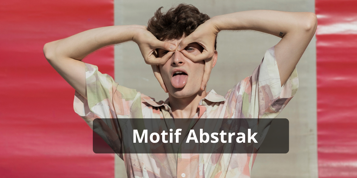 motif pakaian abstrak