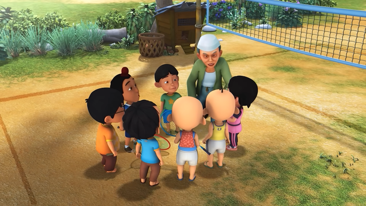 Potret Tok Dalang dalam serial animasi Upin dan Ipin 
