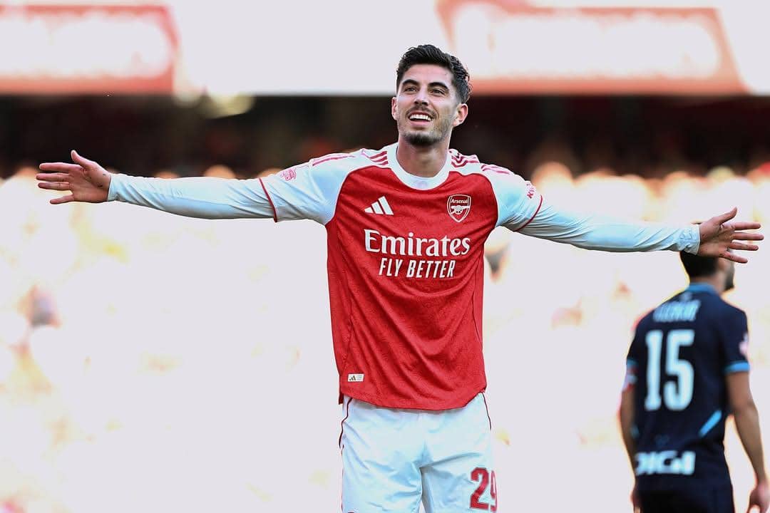 Potret Kai Havertz saat di Arsenal