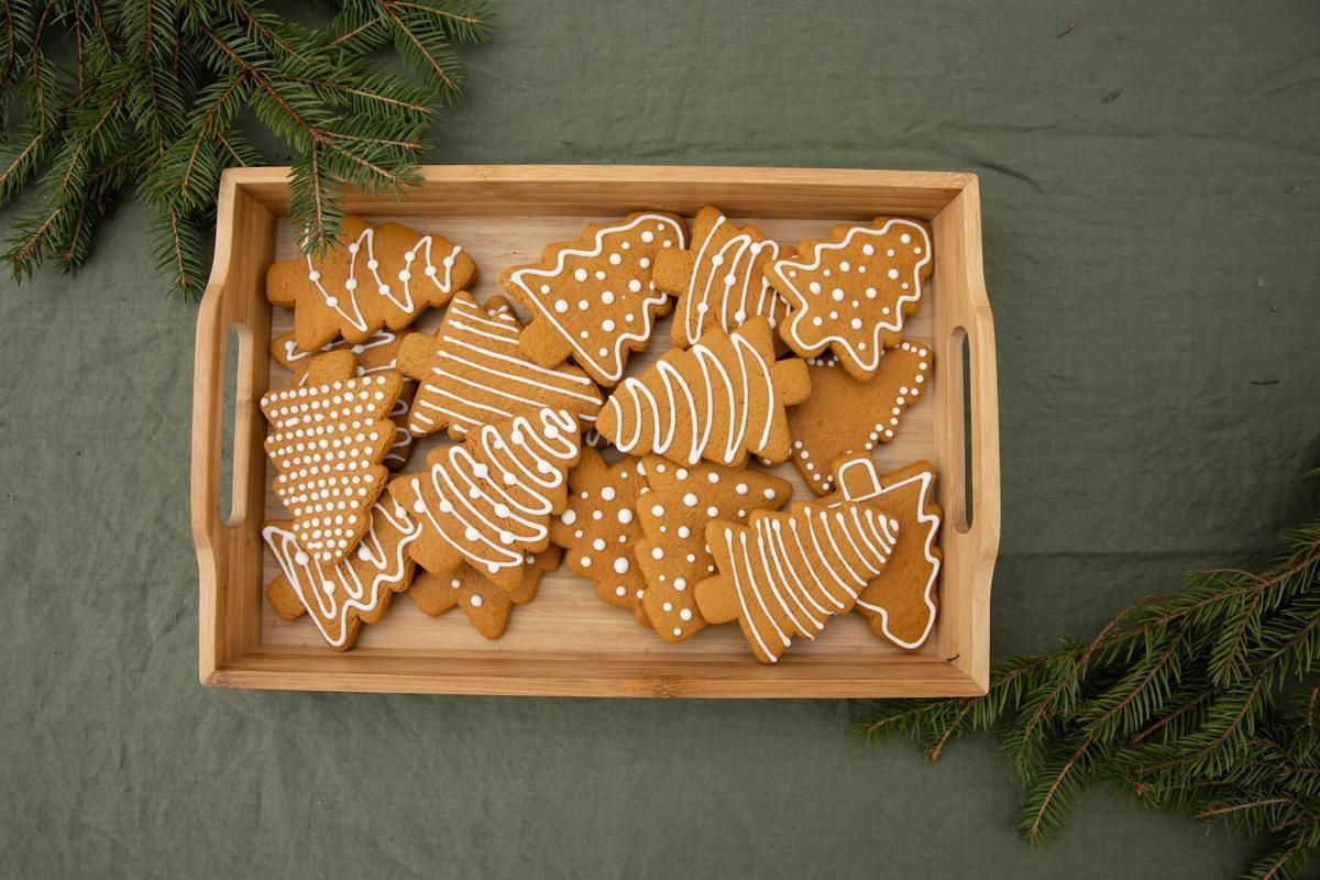 ilustrasi gingerbread cookies