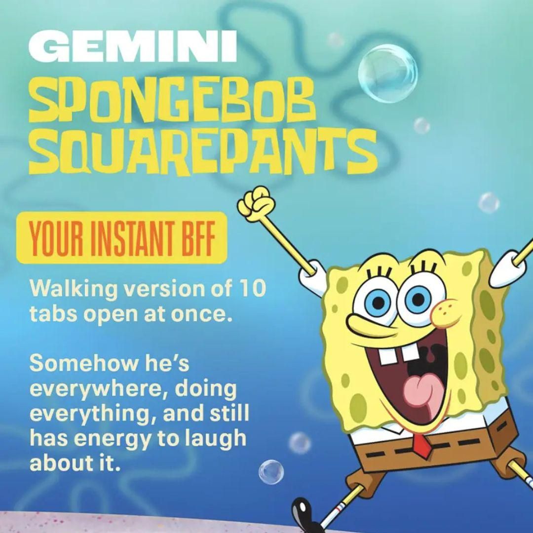 Potret zodiak SpongeBob 