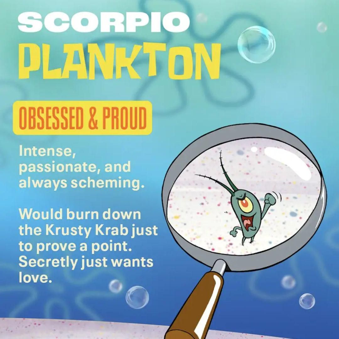 Potret zodiak Plankton 