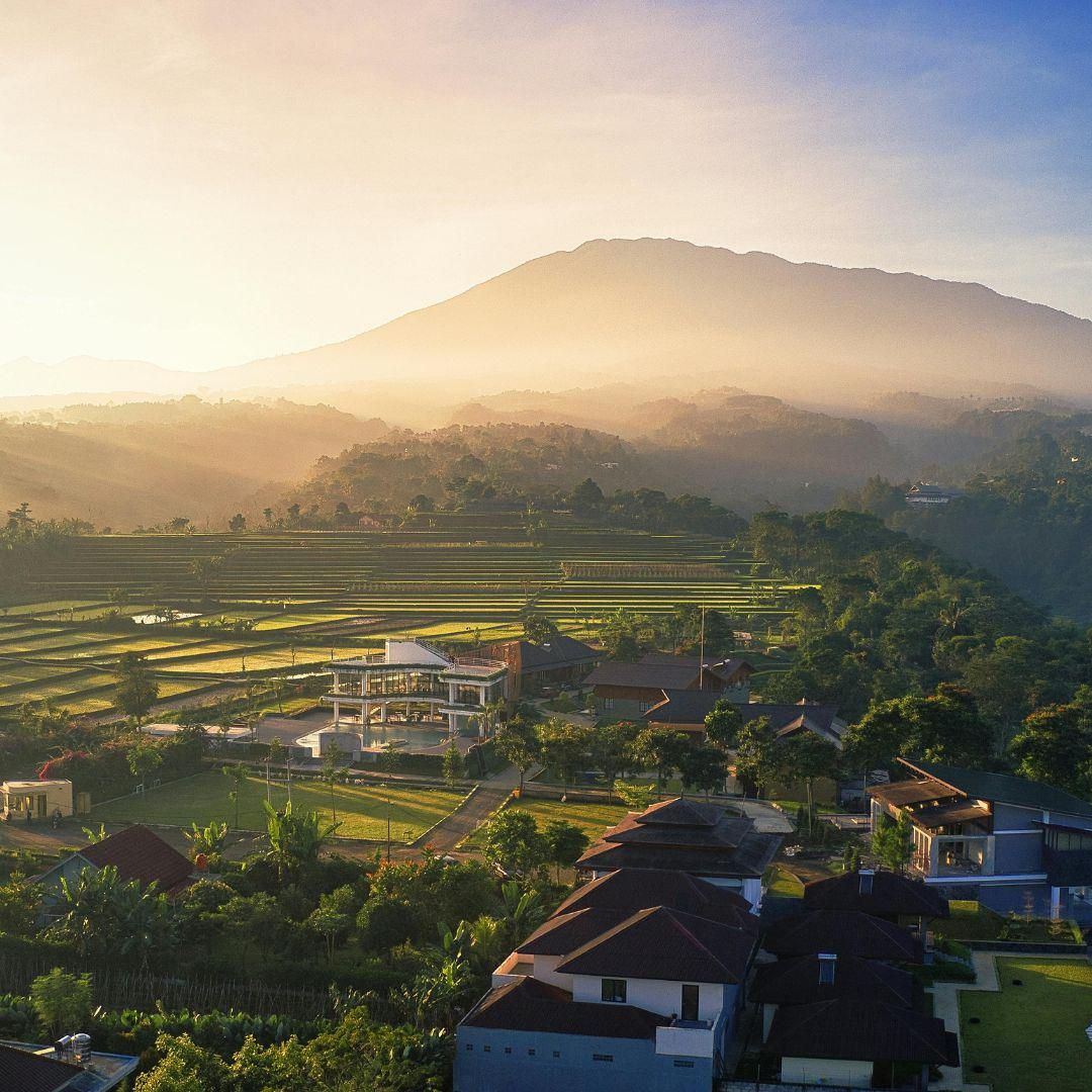 Potret pemandangan di Bogor