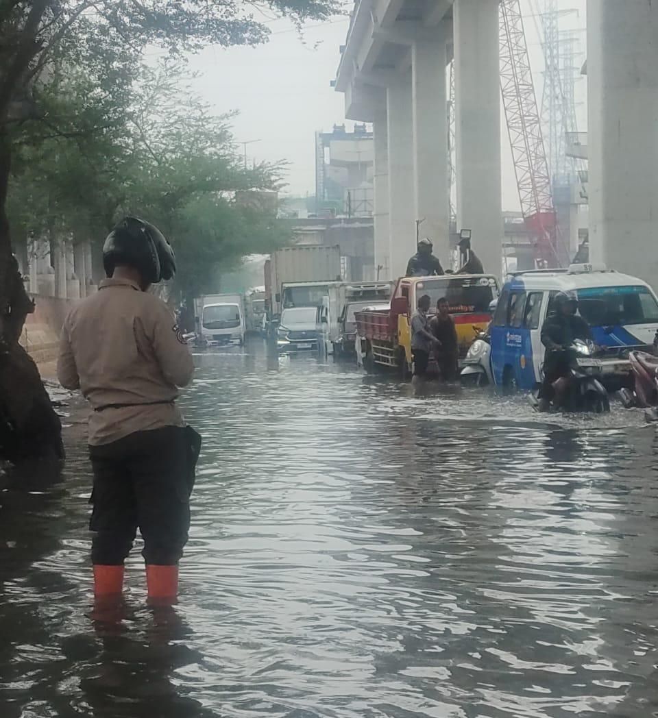 Banjir rob di Jakarta
