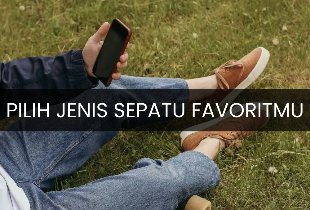 jenis sepatu pria