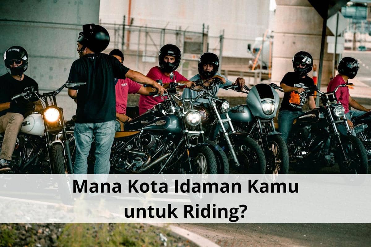 riding keliling kota di Indonesia
