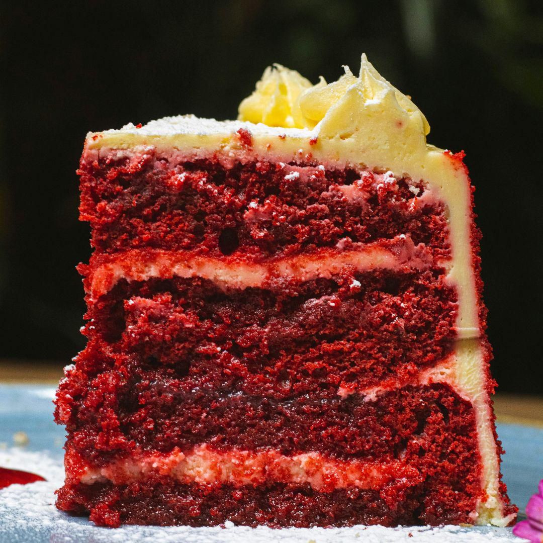 Potret red velvet cake
