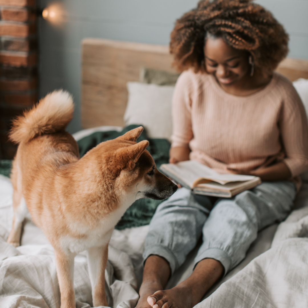 Potret santai di rumah