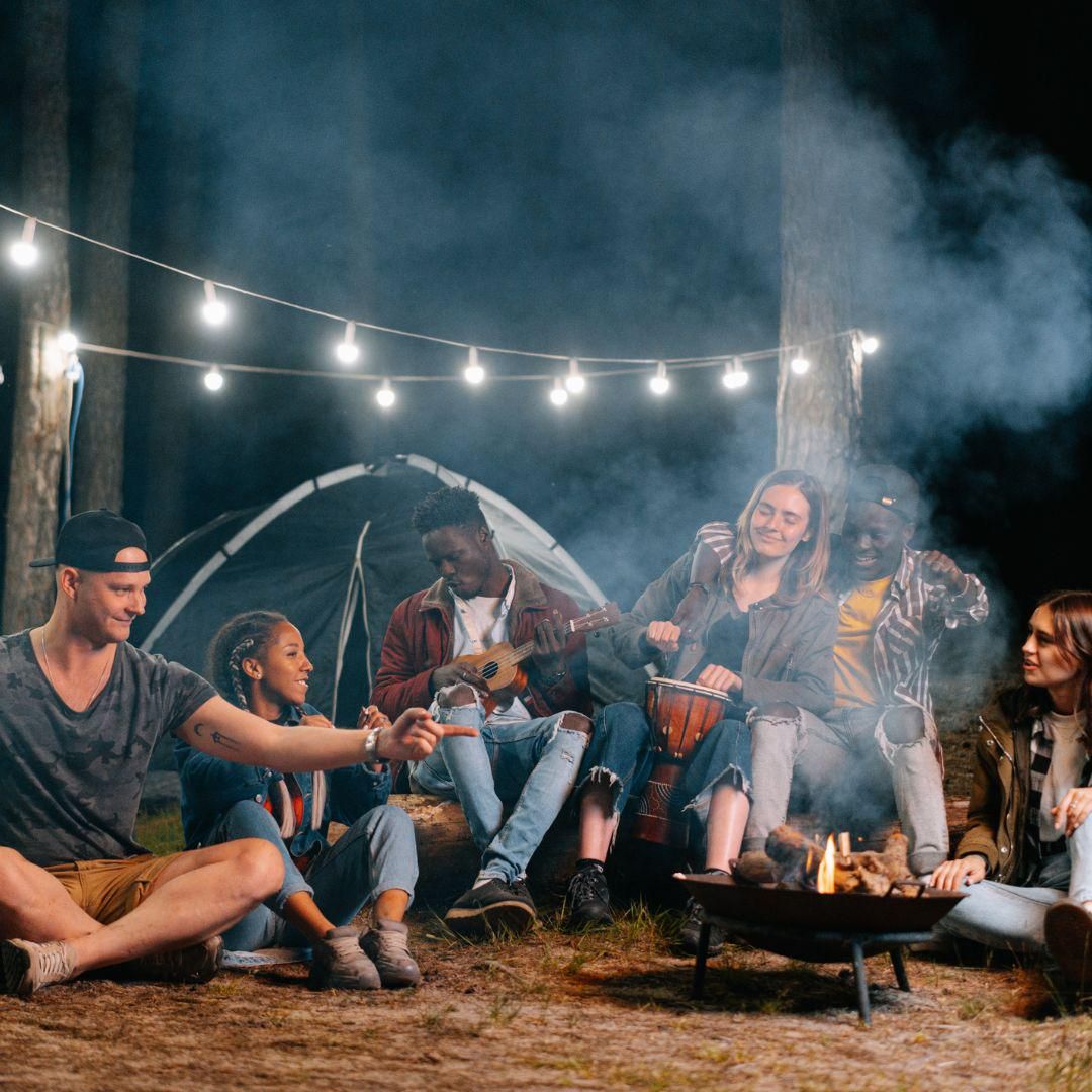 Potret liburan bareng teman-teman 