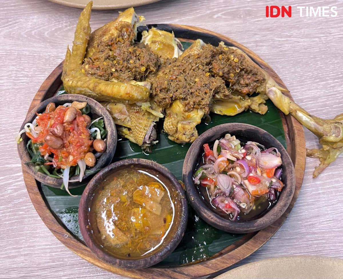 Potret makanan tradisional, ayam betutu khas Bali