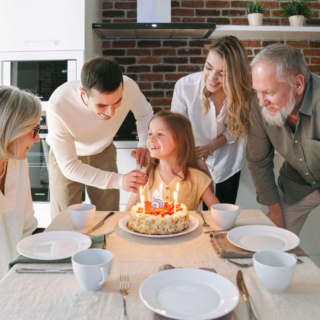 Potret bersama keluarga (