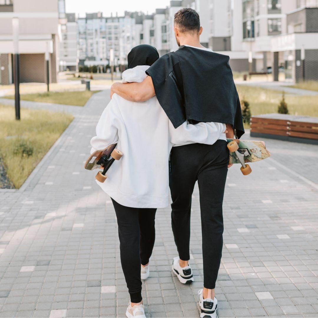 Potret bersama pasangan 